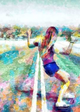 Skateboarding Poster