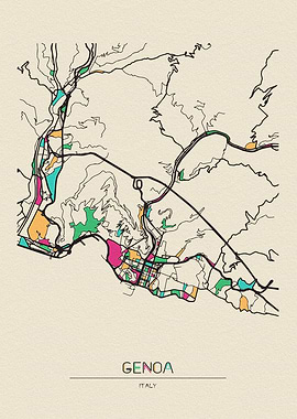 Genoa Map