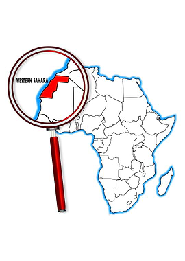 Western Sahara Map