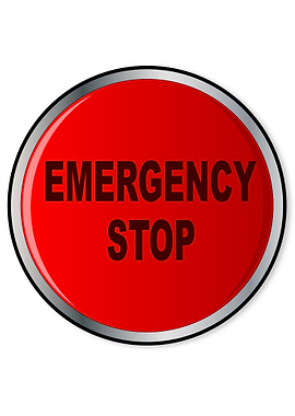 Red Emergency Stop Button