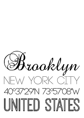Brooklyn On White