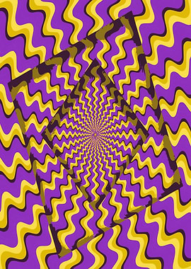 Optical Illusion Purple