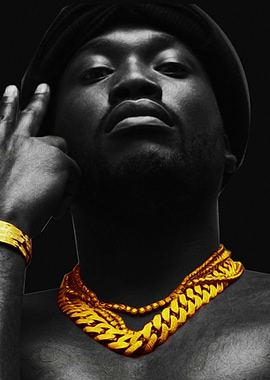 Meek Mill Black and White