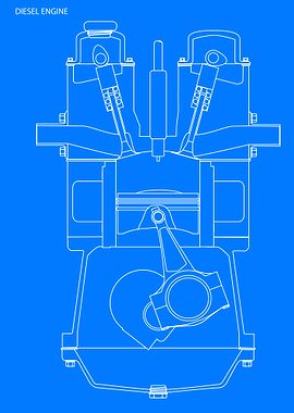 Diesel Engine Blueprint