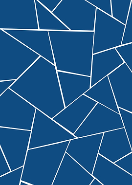 Classic Blue Geo Glam 1