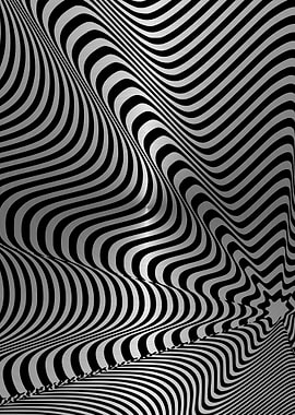 Optical Illusion Waves