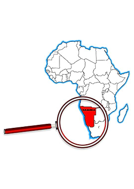 Namibia Map