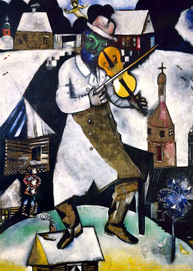 Marc Chagall The Fiddler