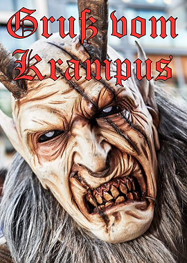 Angry looking Krampus