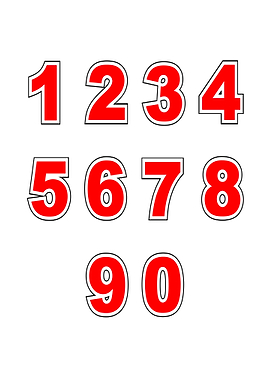 Baseball Shirt Numbers