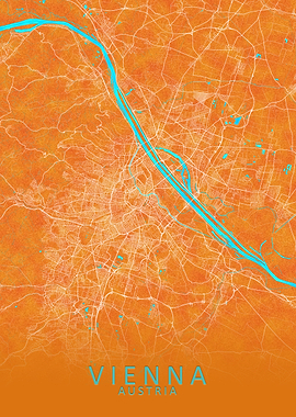 Vienna Austria City Map