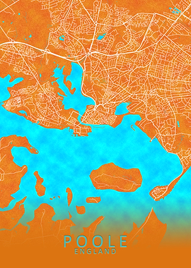Poole England City Map