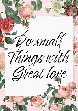 Do Small Things