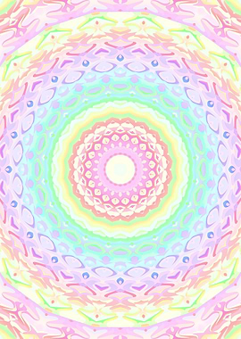 PastelRainbow Kaleidoscope