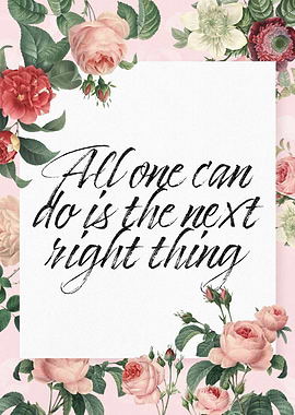 All One Can Do Is The Nex