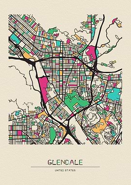 Glendale Map