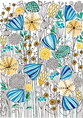 Stylized nature Spring fl