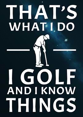 I PLAY GOLF