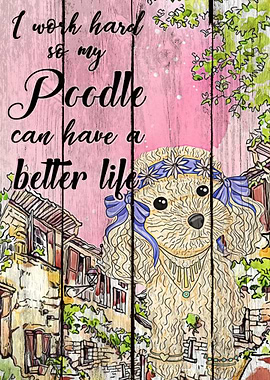 Poodle Art
