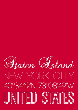 Staten Island On Red