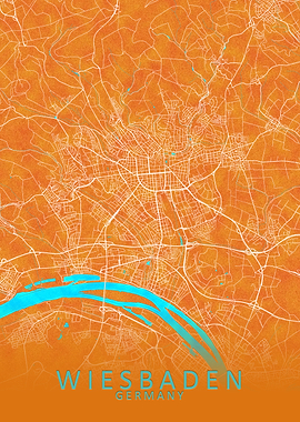 Wiesbaden Germany Blue