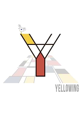 Neoplasticism Art Letter Y