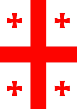 Flag Of Country Of Georgia