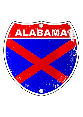 Alabama Interstate Sign