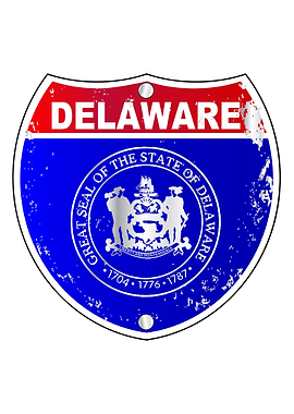 Delaware Interstate Sign