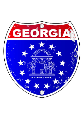 Georgia Interstate Sign