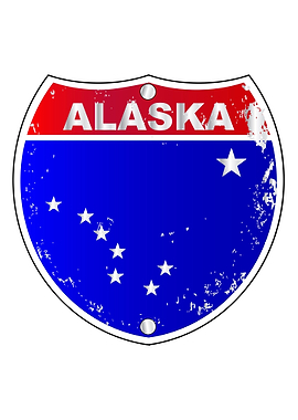 Alaska Interstate Sign