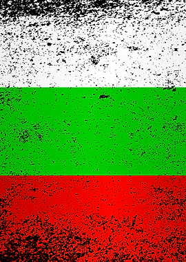 Flag of Bulgaria Grunge