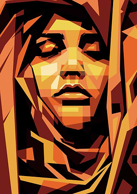 Emotional Portrait In Wpap