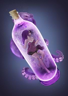 Elixir Girl in the Bottle
