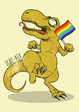LGBT REX FUNNY POSTER