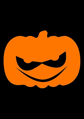 Evil Halloween Pumpkin