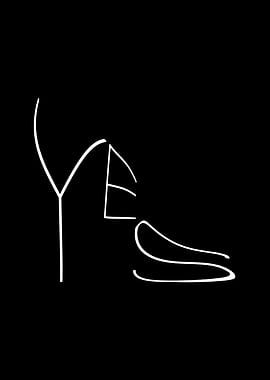 Yes HighHeeled On Black