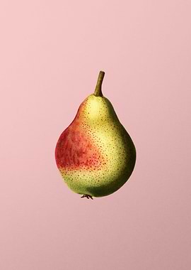 Vintage Fruit on Pink