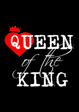 Queen Of The King On Black