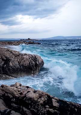Adriatic coast in spring