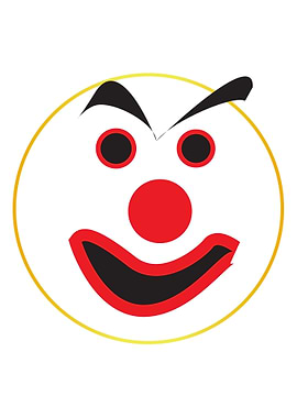 Clown Smile Face