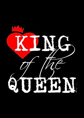 King Of The Queen On Black