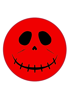 Crazy Red Zombie Face