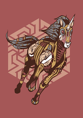 Steampunk unicorn
