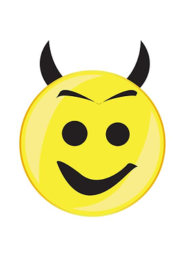 Devil Horns Smile
