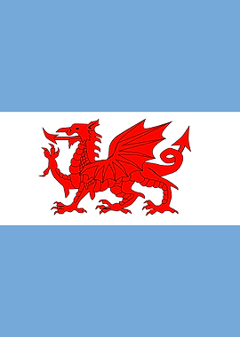 Welsh Flag Of Patagonia