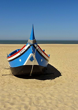 Colorful fishing boat