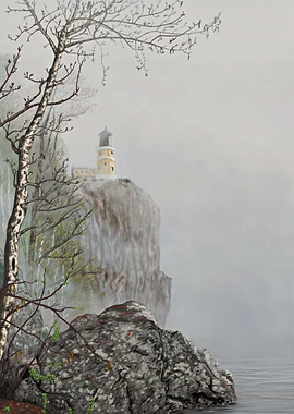 North Shore Lighthouse Fog