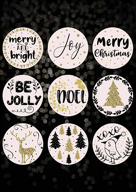 Vintage Christmas White