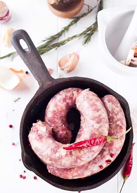 Cooking Italian sausage